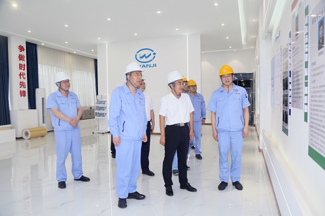 洛陽工控集團(tuán)黨委副書記、總經(jīng)理王進(jìn)升一行到萬基控股集團(tuán)調(diào)研